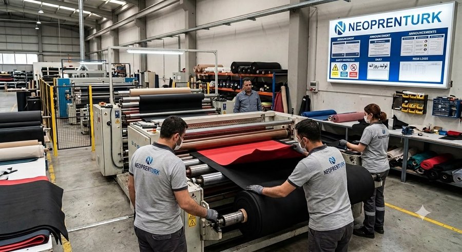 Endüstriyel neopren uygulamaları